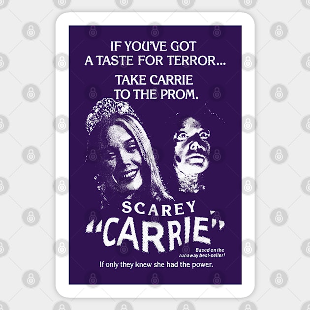 Carrie - Cult Film Lover Design Sticker by CultOfRomance